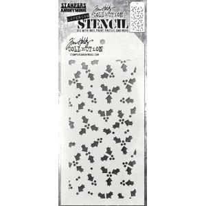 Tim Holtz Layering Stencil - Tiny Holly [THS189]