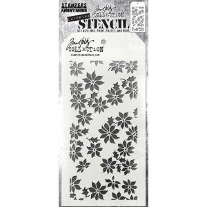 Tim Holtz Layering Stencil - Tiny Poinsettia [THS163]