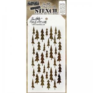 Tim Holtz Layering Stencil - Tree Lot [THS150]