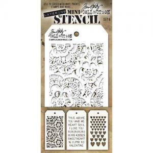 Tim Holtz Mini Layering Stencil Set #6