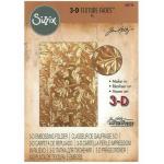Tim Holtz Sizzix 3D Texture Fades - Botanical [662716]