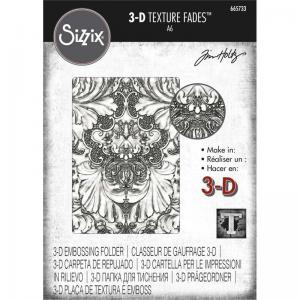 Tim Holtz Sizzix 3D Texture Fades - Damask [665733]
