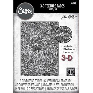 Tim Holtz Sizzix 3D Texture Fades - Engraved, Large [666960]