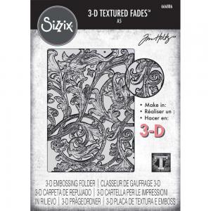 Tim Holtz Sizzix 3D Texture Fades - Entangled, Large [666886]