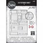 Tim Holtz Sizzix 3D Texture Fades - Foundry, Large [666887]