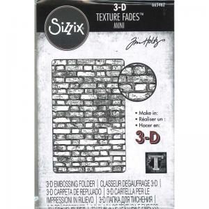 Tim Holtz Sizzix 3D Texture Fades - Mini Brickwork [665462]