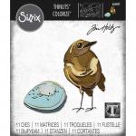 Tim Holtz Sizzix Thinlits - Bird & Egg Colorize [665857]