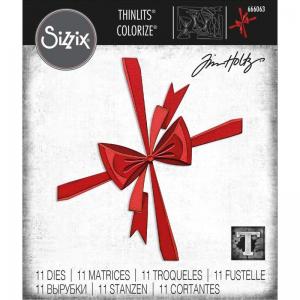Tim Holtz Sizzix Thinlits - Bowtied Colorize [666063]