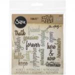 Tim Holtz Sizzix Thinlits - Friendship Words: Script [660225]