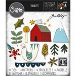 Tim Holtz Sizzix Thinlits - Funky Nordic [665576]