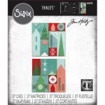 Tim Holtz Sizzix Thinlits - Holiday Blocks [666335]