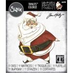 Tim Holtz Sizzix Thinlits - Jolly St Nick Colorize [664198]