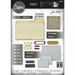 Tim Holtz Sizzix Thinlits - Specimen [665930]