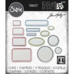 Tim Holtz Sizzix Thinlits - Vintage Labels [665929]