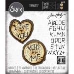 Tim Holtz Sizzix Thinlits - Wood Slice [666291]