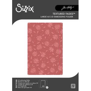 Tim Holtz Sizzix Vault Texture Fades - Holly Poinsettia [667252]