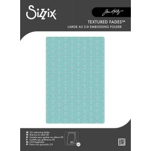 Tim Holtz Sizzix Vault Texture Fades - Snowflakes #3 [667251]
