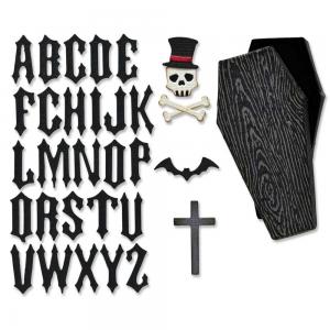 Tim Holtz Sizzix Vault Thinlits Dies - Coffin Box [666680]