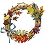 Tim Holtz Sizzix Vault Thinlits Dies - Foliage Wreath [666682]