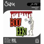 Tim Holtz Sizzix Vault Thinlits Dies - Frights & Bones [667237]