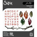 Tim Holtz Sizzix Vault Thinlits Dies - Leaves + Sticks [666914]