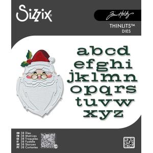 Tim Holtz Sizzix Vault Thinlits Dies - Letter To Santa [667257]
