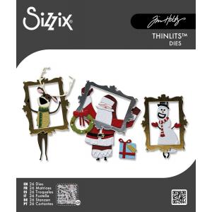 Tim Holtz Sizzix Vault Thinlits Dies - Papercut Christmas [667256]