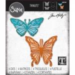 Tim Holtz Sizzix Vault Thinlits Dies - Scribbly Butterfly [666564]