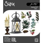 Tim Holtz Sizzix Vault Thinlits Dies - Winter Candlelight [667254]