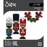 Tim Holtz Sizzix Vault Thinlits Dies - Yuletide Harvey [667255]