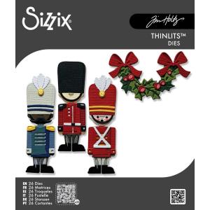 Tim Holtz Sizzix Vault Thinlits Dies - Yuletide Harvey [667255]