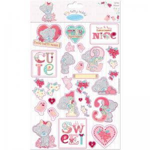 Tiny Tatty Teddy A4 Glitter Stickers [TTTST003]