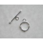 Sterling Silver Toggle Clasp 12mm [4048]