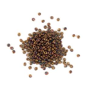 Toho Magatama Beads - [Y191] Hybrid Topaz/Bronze Vega