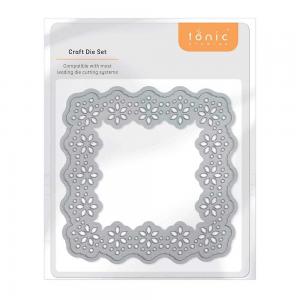 Tonic Studios Cutting Die - Floral Square [4685E]