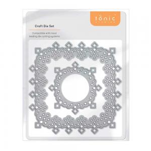 Tonic Studios Cutting Die Set - Diamond Swing Square [4690E]