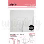 Uniquely Creative 6" x 8" Flip Folio Album Expanded - White [UCE2061]