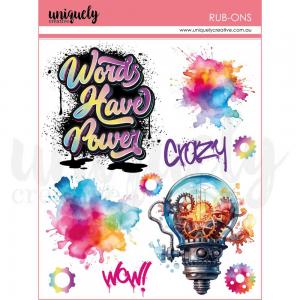 Uniquely Creative Rub-Ons - Graffiti [UCE2019]