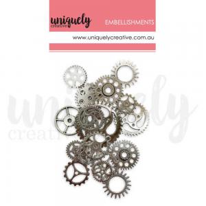Uniquely Creative Silver Metal Cogs [UCE1824]