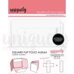 Uniquely Creative Square Flip Folio Album - White [UCE2096]