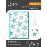 Vicki Boutin / Sizzix Layered Stencils & Framelits - Script Layering Stars [667191]