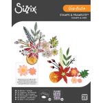 Vicki Boutin / Sizzix Stamps & Framelits - Winter Florals [667192]