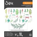 Vicki Boutin / Sizzix Stamps & Framelits - Winter Greenery [667188]