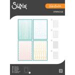 Vicki Boutin / Sizzix Stencils - Holiday Layering Stripes [667190]