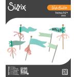 Vicki Boutin / Sizzix Thinlits - Layering Pennant Flags [667187]