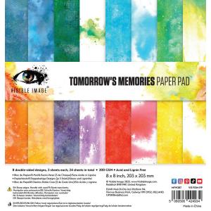 Visible Image 8" x 8" Paper Pad - Tomorrow's Memories [VIS-TOM-PP]