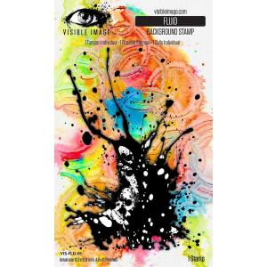 Visible Image Clear Stamp - Fluid Background [VIS-FLD-01]