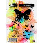 Visible Image Clear Stamp Set - Live Life Now [VIS-LIN-01]