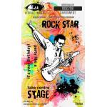 Visible Image Clear Stamp Set - Rock Star [VIS-ROS-01]