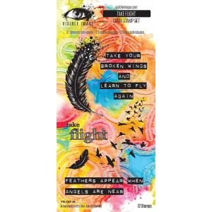 Visible Image Clear Stamp Set - Take Flight [VIS-TAF-01]